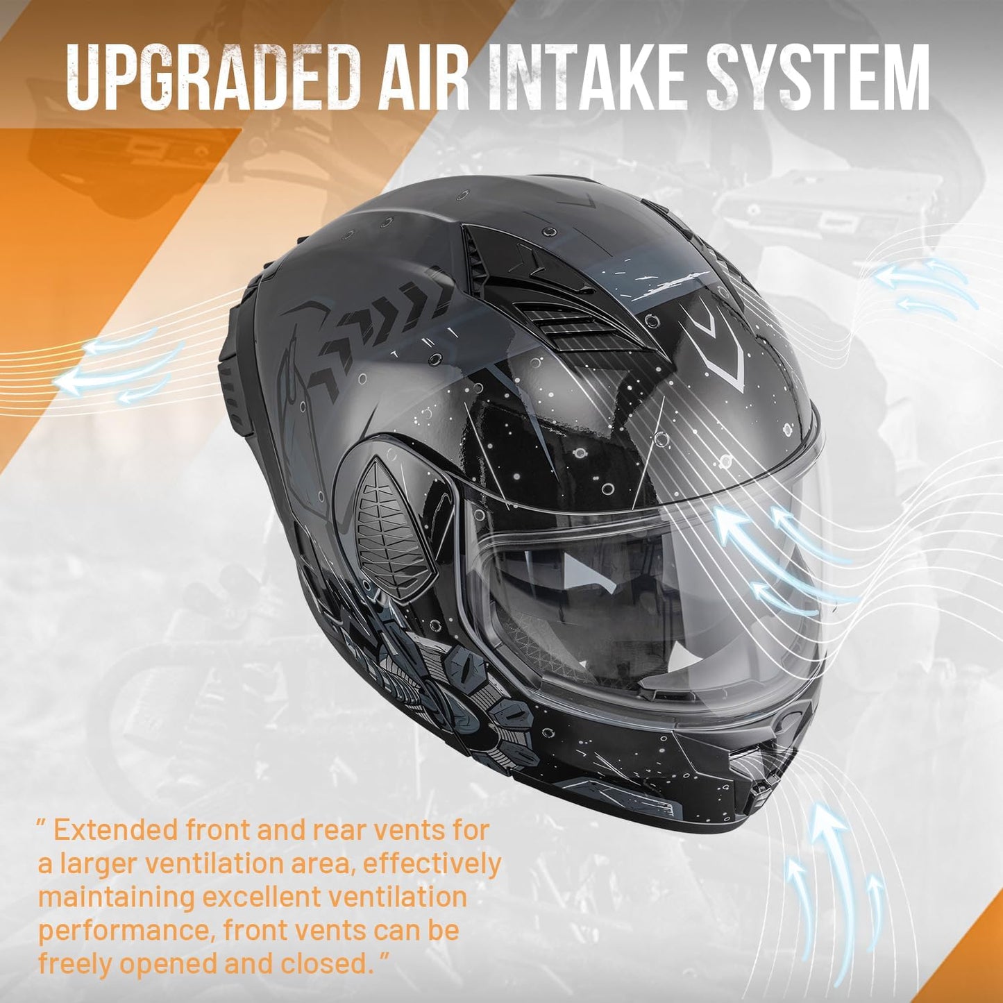 Modular Motorcycle Helmets Full Face Flip up Street Bike Motorcycle Helmet for Unisex Adult Model-167