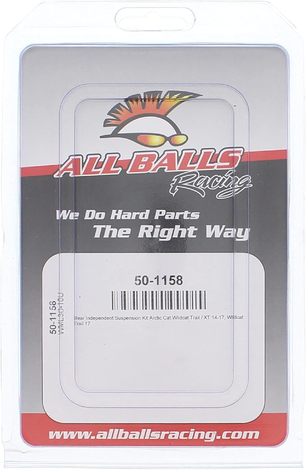 New All Balls Racing Rear Ind. Suspension Kit 50-1158 Compatible With/Replacement For Arctic Cat Wildcat Trail XT