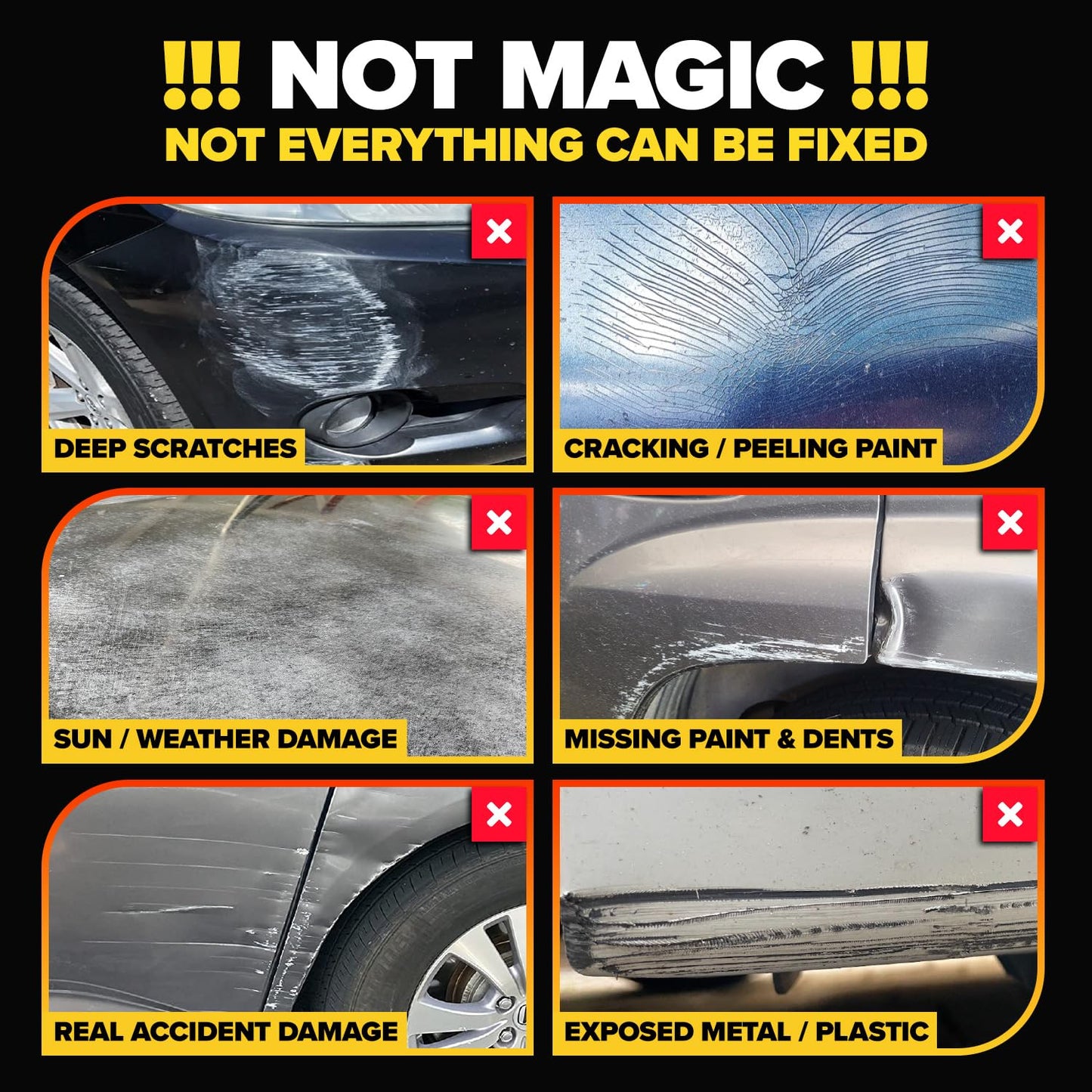 Carfidant Scratch & Swirl Remover - Polishing, Rubbing & Buffing Compound for Car Paint Repair - Restores Shine & Enhances Gloss, 16.9 fl oz