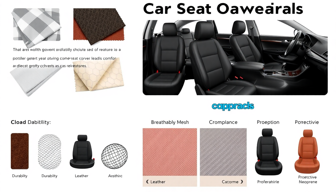 How to Choose the Right Car Seat Covers: Materials, Style & Durability