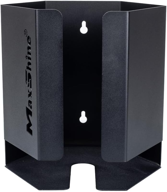 Maxshine 6" Universal Foam Pads Mini Holder – Wall-Mounted Organizer for 6+ Polishing Pads – Durable, Anti-Corrosive Storage for Garage or Mobile Use – Space-Saving Car Care Solution