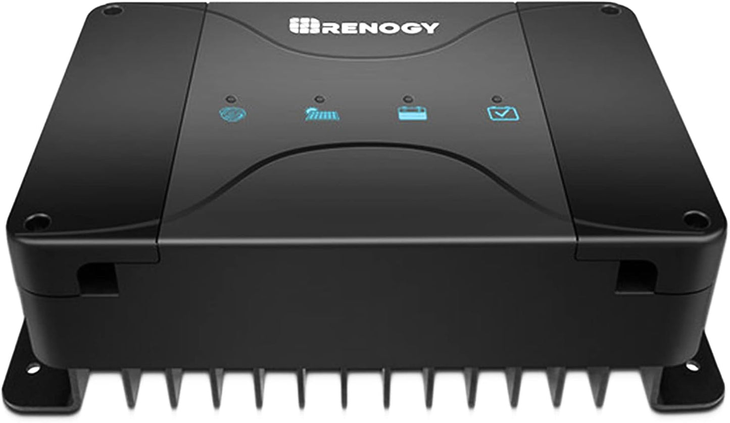 Renogy 12V 30A DC to DC Charger with MPPT & Multi-Stage Charging - Smart On-Board Battery Charger for Solar/Alternator Input - Charges Lithium, AGM, Gel, Flooded Batteries in RVs, Cars, Marine