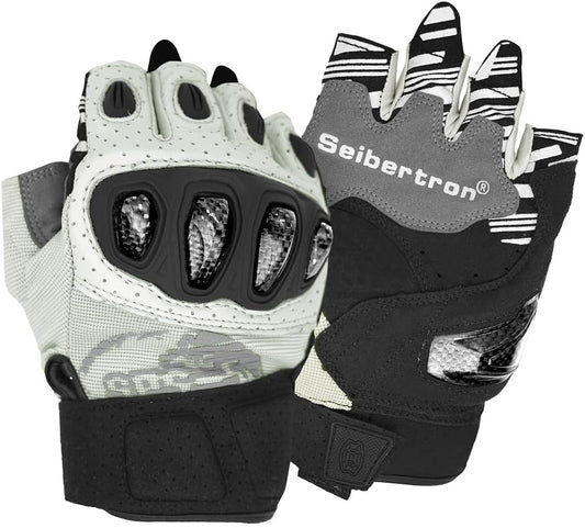 Seibertron SPS Series Touchscreen Motorcycle Motocross BMX ATV MTB Bicycle Cycling Full or Half Finger Gloves Adult and Youth