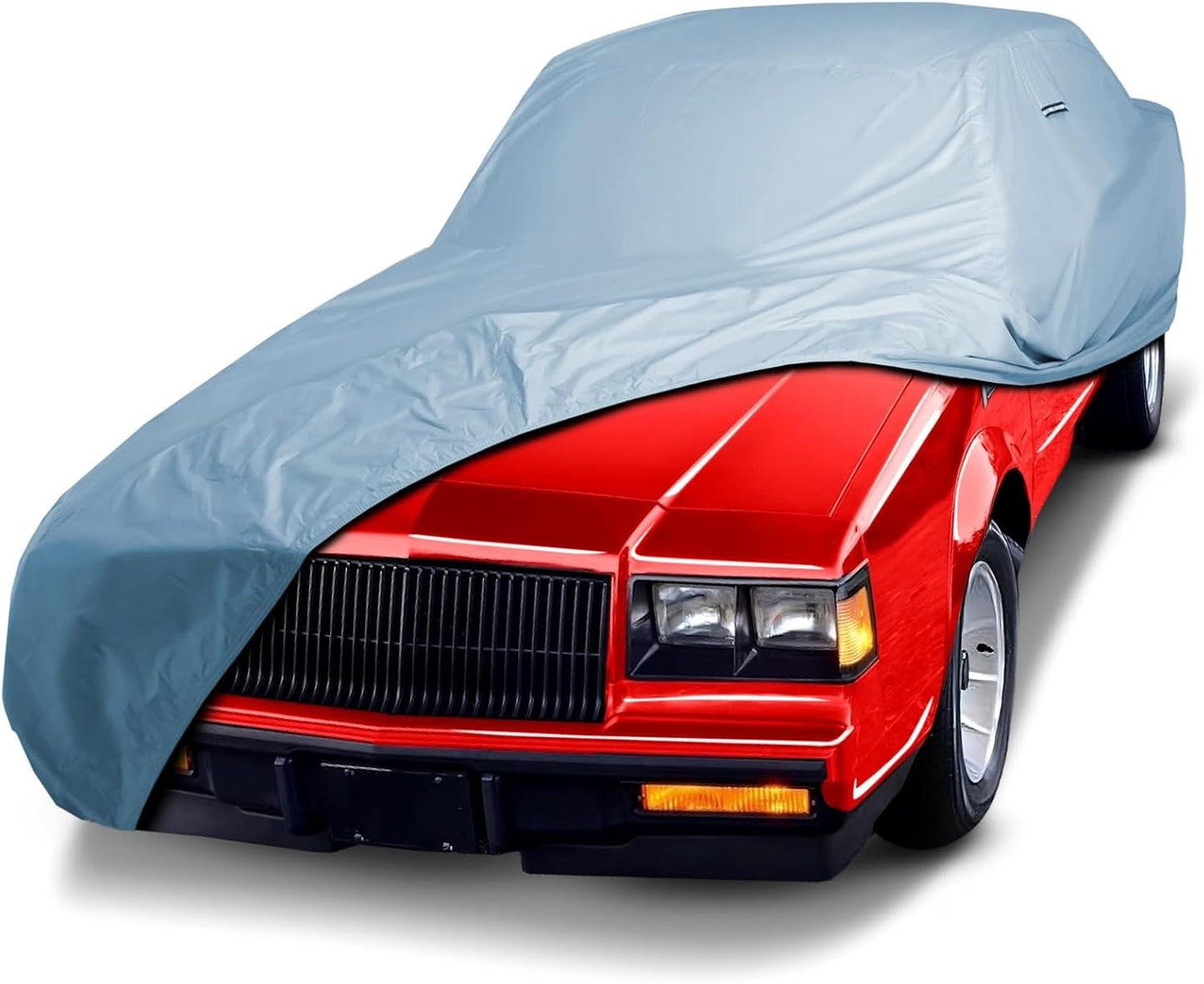 iCarCover Fits: [Buick Grand National] 1984-1987 Premium Full Car Cover Waterproof All Weather Resistant Custom Outdoor Indoor Sun Snow Storm Protection Form-Fit Padded Cover with Straps