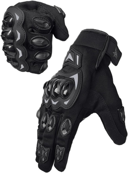 Motorcycle Gloves,Touchscreen Motorbike Gloves with Hard Knuckle Tactical Gloves Riding Gloves Anti-Slip Airsoft Gloves