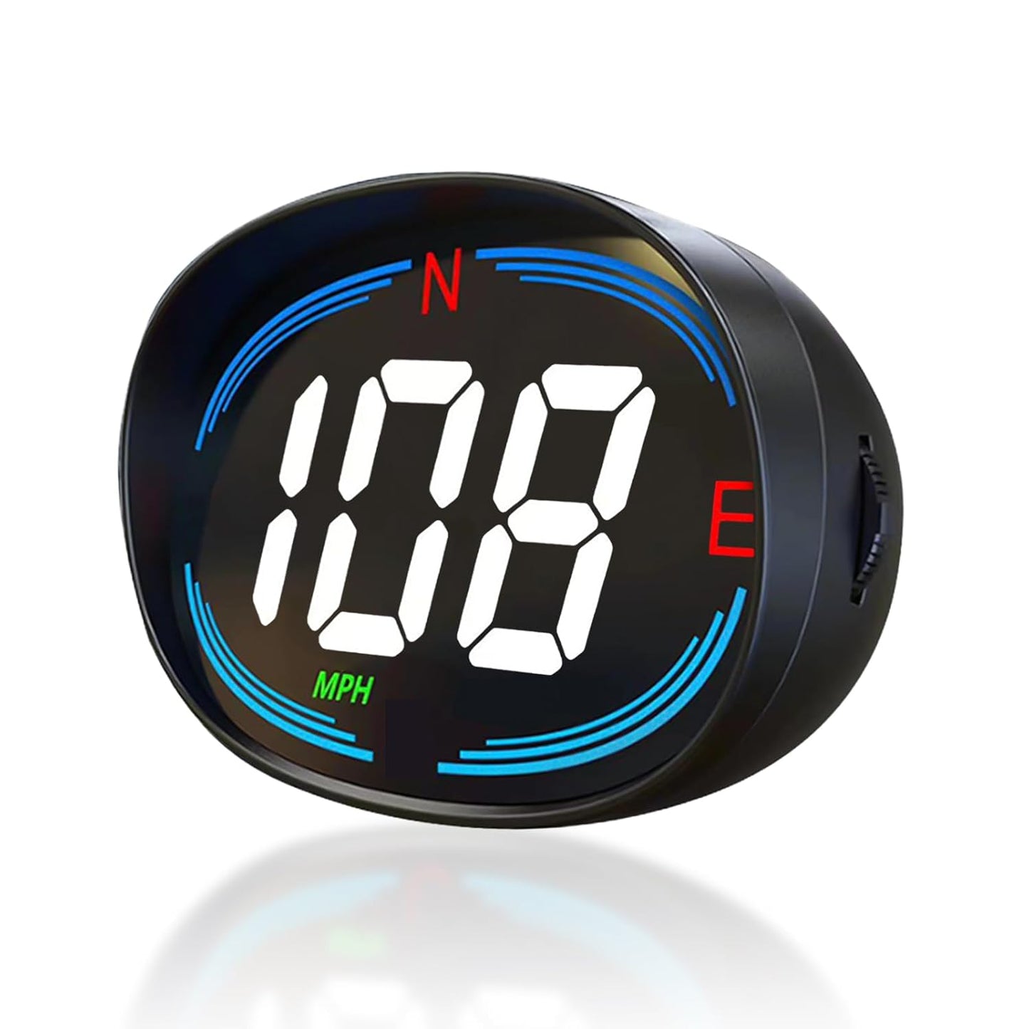SinoTrack HUD GPS Speedometer Universal Car Heads-up Display 2.7inch MPH Speed Meter with Compass Over Speed Alarm for All Vehicle USB Connect Plug and Play