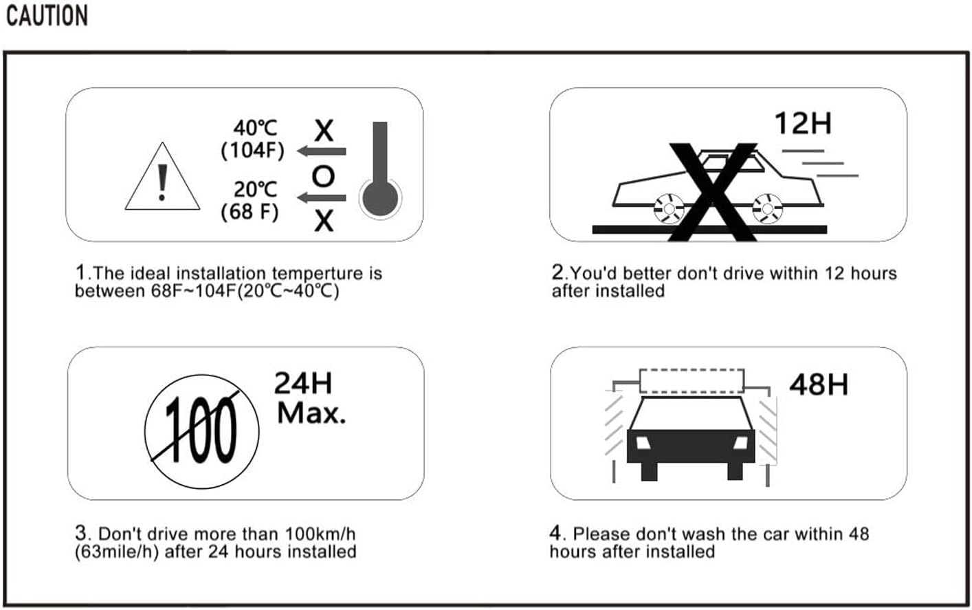 Wind Deflector Compatible with 1997-2001 Honda CRV Smoke Sun/Rain Guards Window Visors 94113