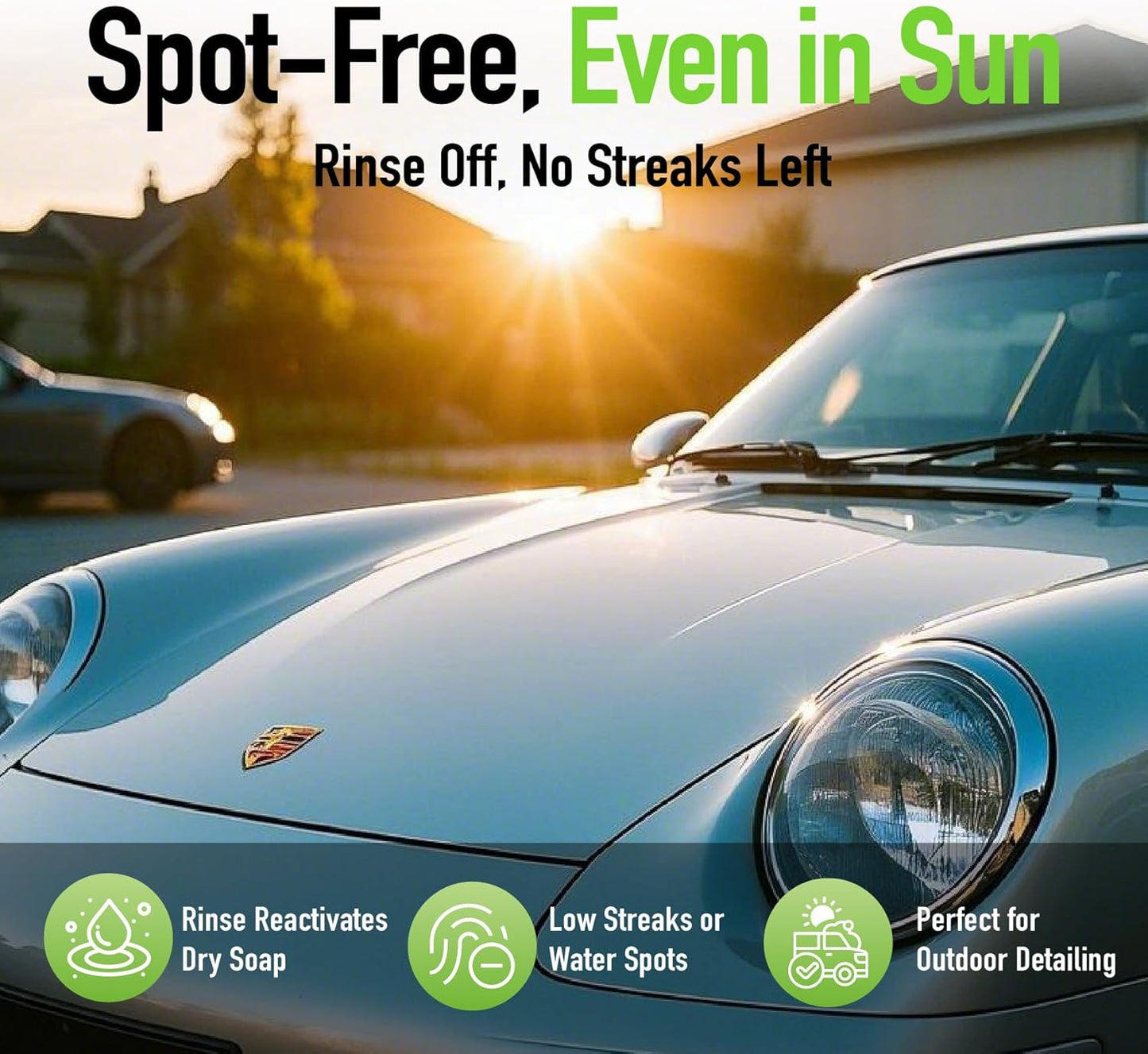 Nanoskin BUBBLE BATH Foaming Car Wash Shampoo 16 Oz. - Works with Foam Cannon, Foam Gun, Bucket Washes, Car Soap for Pressure Washer | For Car, Truck, Motorcycle, RV & More | Green Apple Scented