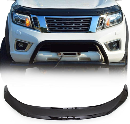 OMAC Front Bug Shield Hood Deflector for Nissan Navara D23 2014-2024 Acrylic Smoke