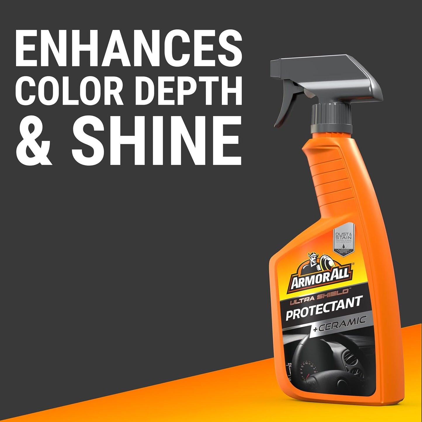 Armor All Extreme Shield Protectant Spray , Interior Car Cleaner with UV Protection Against Cracking and Fading, 16 Fl Oz