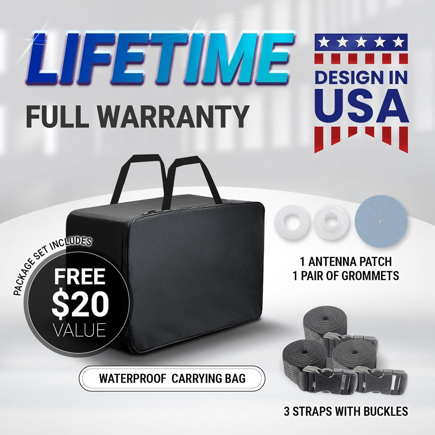 iCarCover Custom Car Cover for Pontiac Ventura II (1971-1977) Waterproof All-Weather Rain Snow UV Sun Protector Full Exterior Indoor Outdoor Car Cover (Stripe - Black/Red)