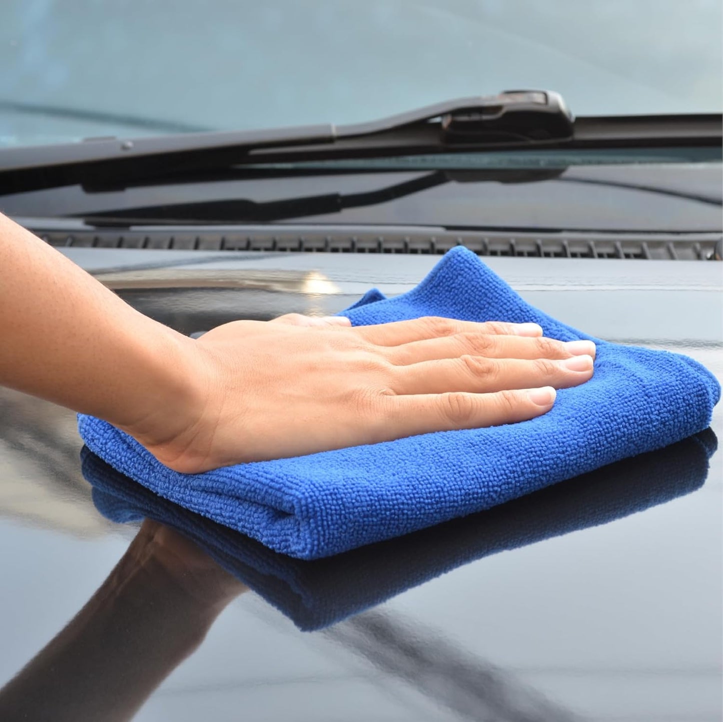 Formula 1 Super 2-Pack Microfiber Towels for Auto Detailing, Cleaning & Polishing Cloths for Streak-Free Shine