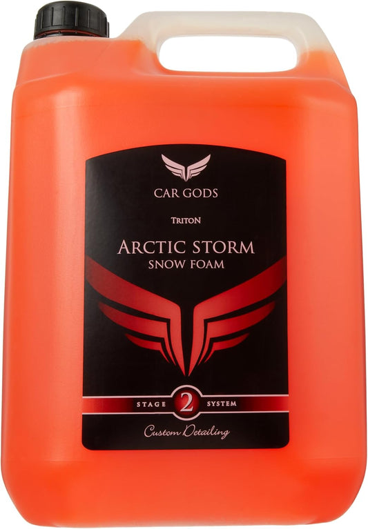 Car Gods Arctic Storm Super Thick Snow Foam Shampoo Orange Scent 170 Fl Oz