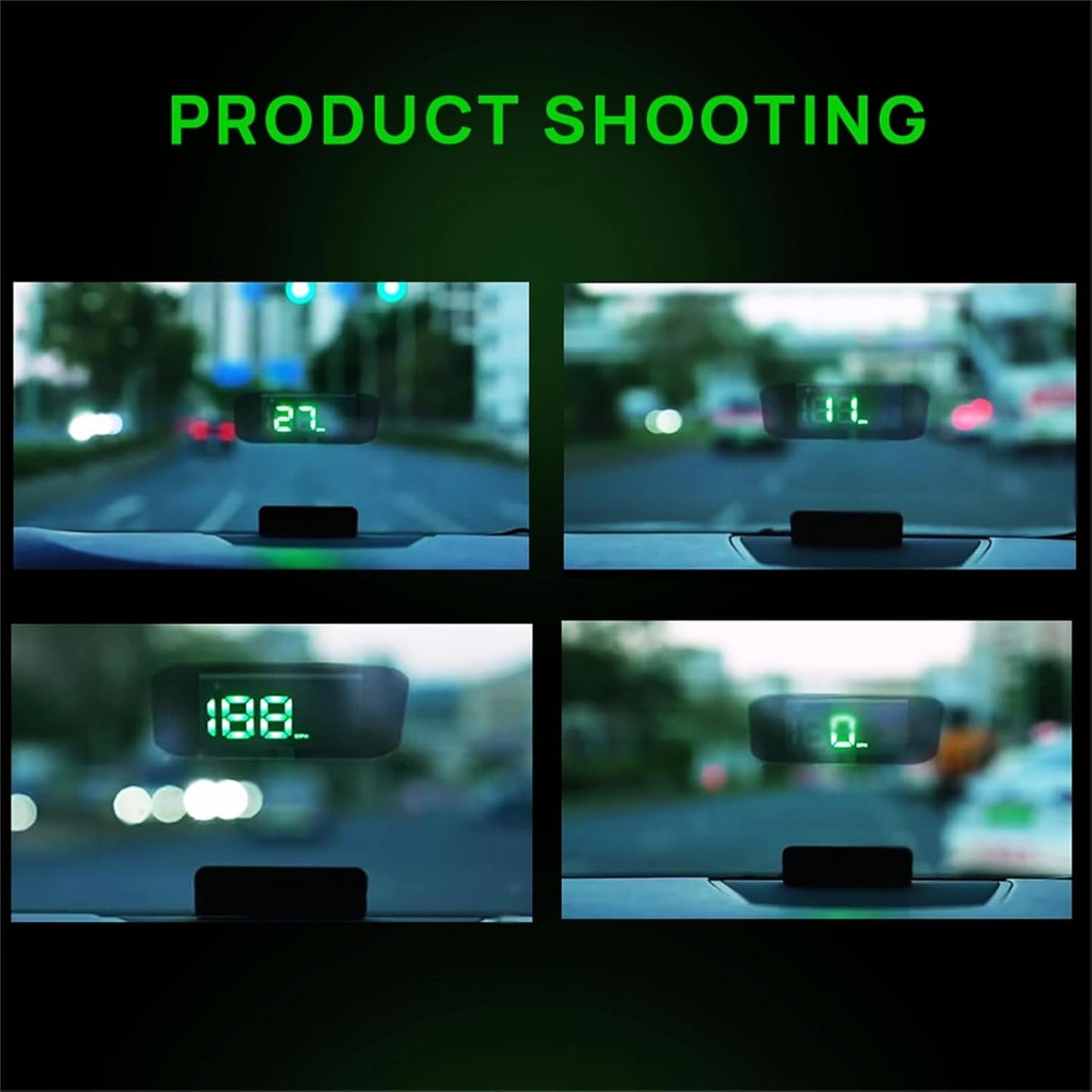 Heads up Display for Cars,Car HUD,Head up Display for Car,Digital GPS HUD Speedometer,USB Cable Plug and Play,Automatic Brightness Adjustment,Large Font Display