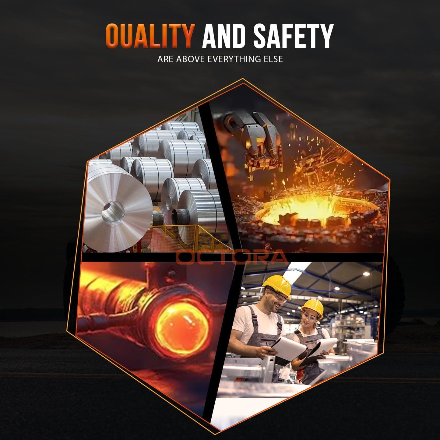 Adjustable Trailer Hitch (Fits 2-Inch Receiver) - Aluminum Tow Hitch with 6-Inch Drop/Rise for Truck (12,500 LBS GTW) - Double Anti-Theft Locking Hitch Pins (Silver, 2inch-6Drop)