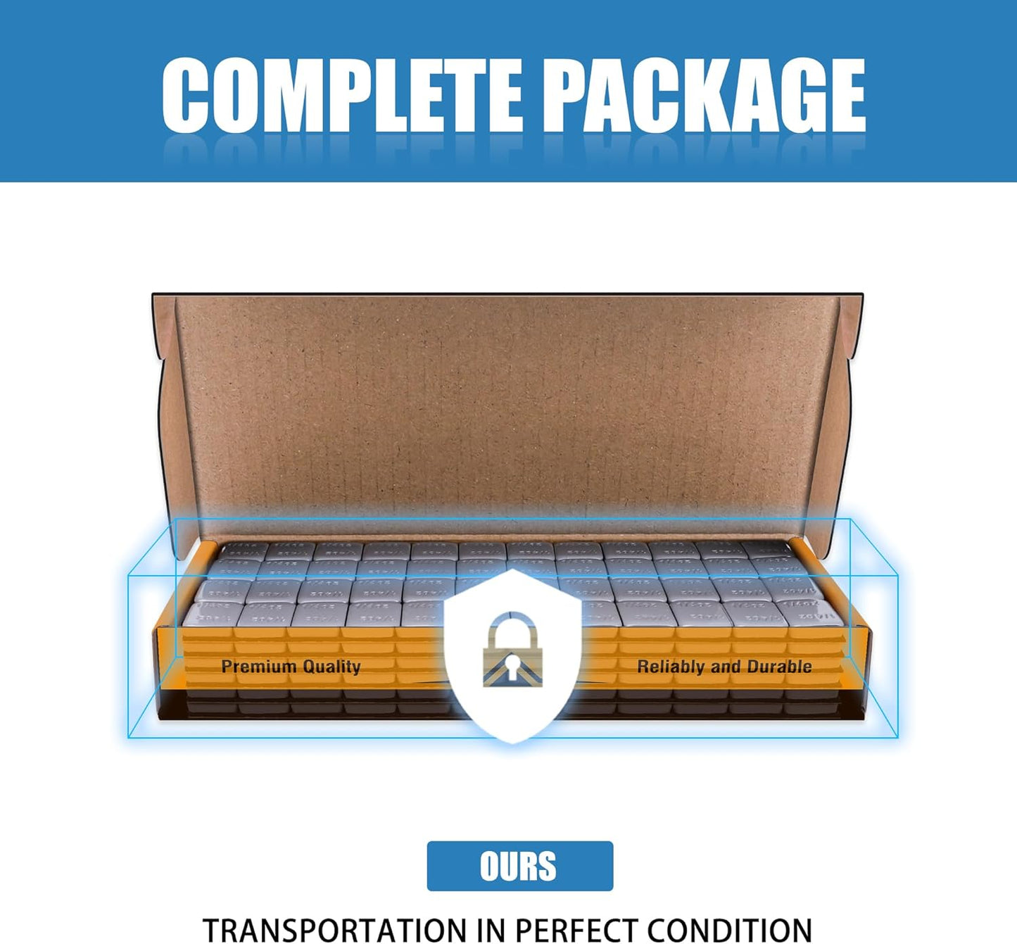 1/4 Oz Stick on Wheel Weights (1box，288pcs,72oz),Gray Adhesive Backed Wheel Weights for Cars, Trucks, SUVs, Motorcycles