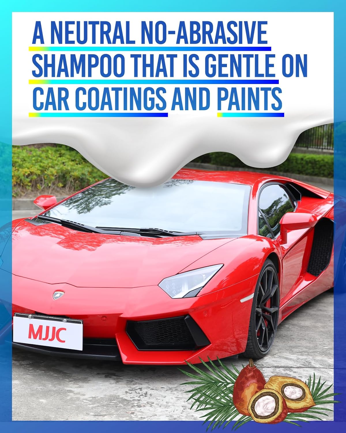 MJJC Foam (20 fl oz) Ultimate Snow Foam Car Wash Soap Specialized Car Shampoo for Foam Cannon and Pressure Washer, Safe for Cars (pH Neutral, 10x Concentrated) (Refreshing cider aroma)