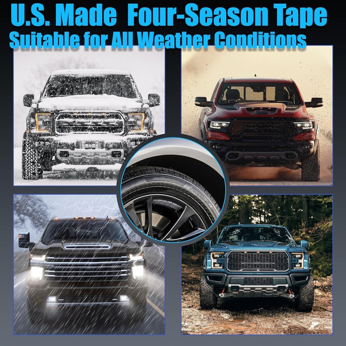 1oz Adhesive Wheel Weights, 1 oz Black Stick on Wheel Weights,A Box of 18 Strip, 4 Segments one Piece (72 Oz Pack)