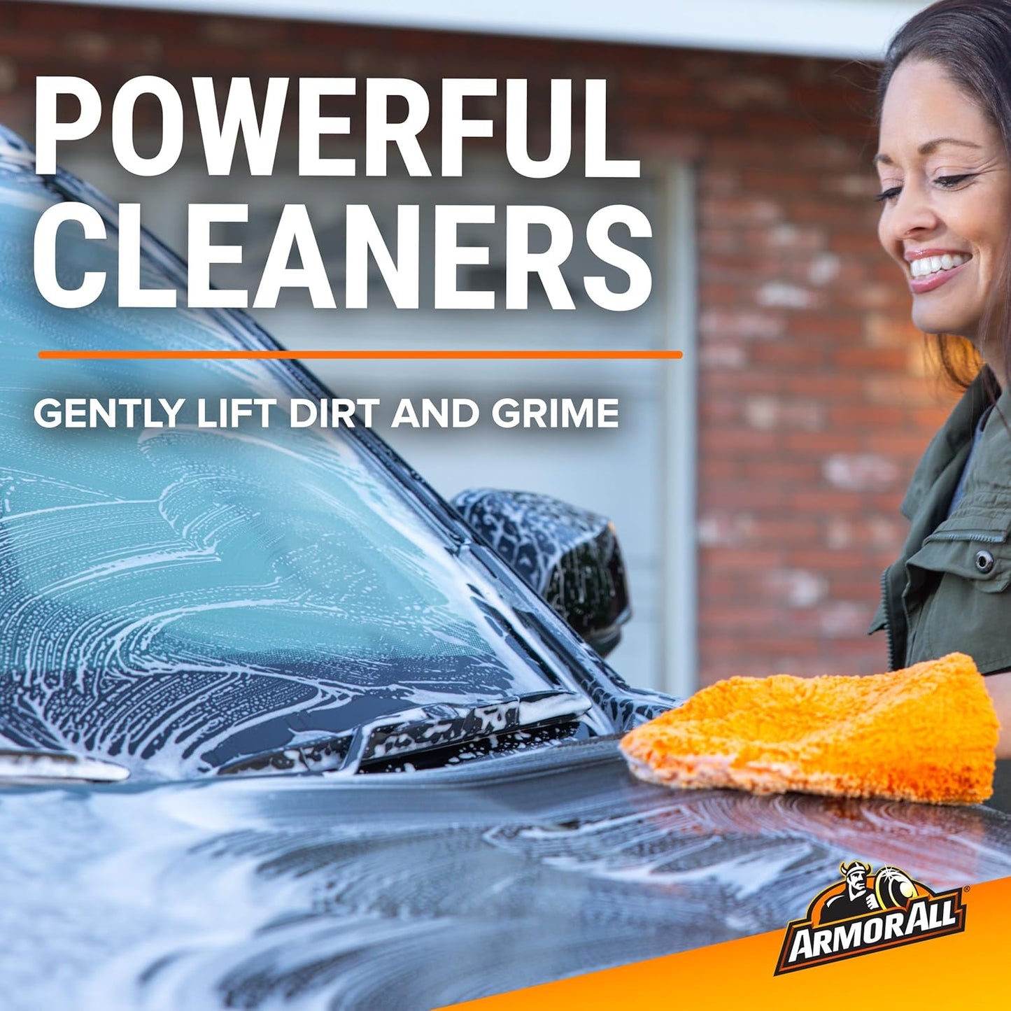 Armor All Foam Action Car Wash Soap, Cleaning Concentrate for Cars, Trucks, and Motorcycles, 64 Fl Oz Bottles (Pack of 4)