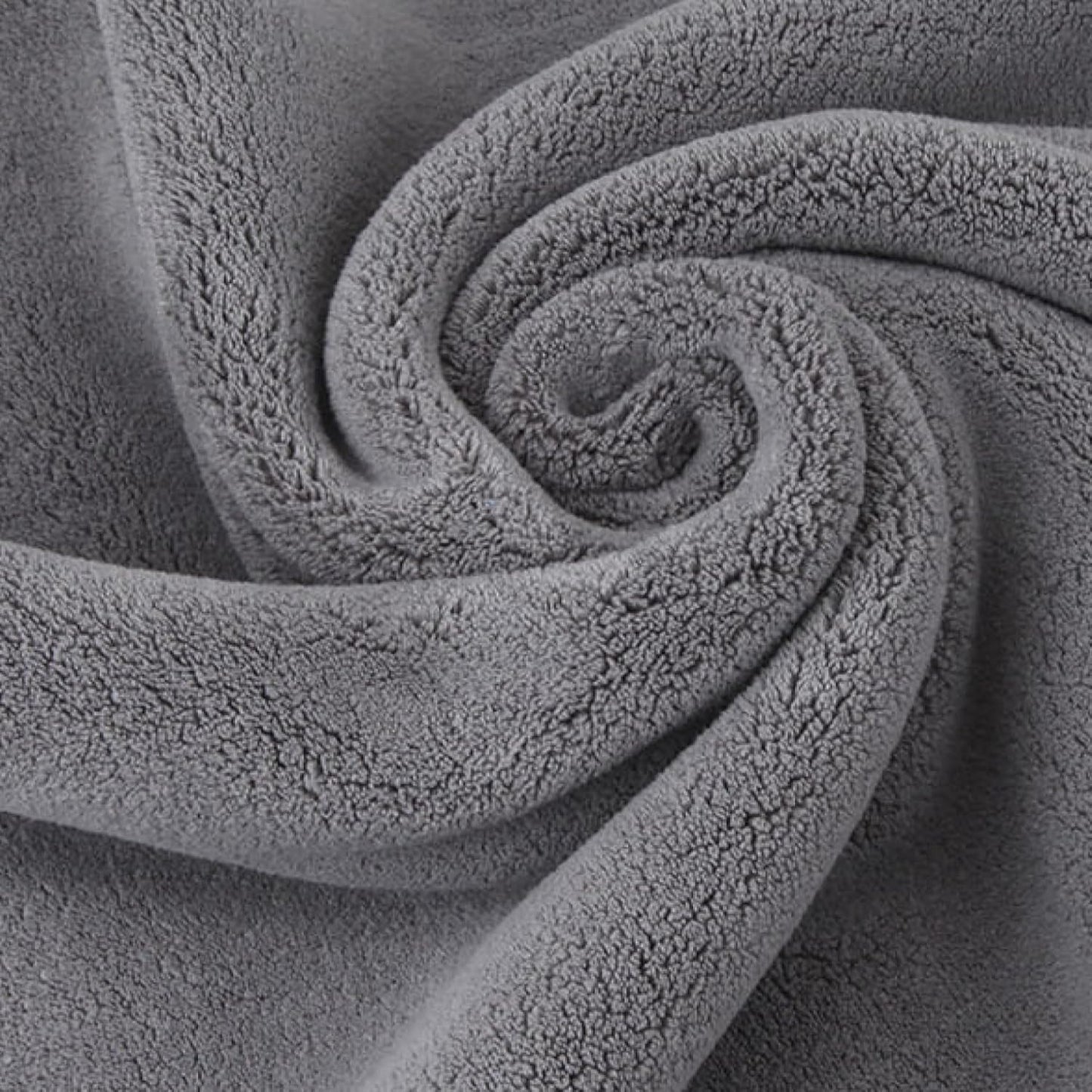 Amazon Basics Microfiber Car Drying Towel, 36"L x 25"W, Gray