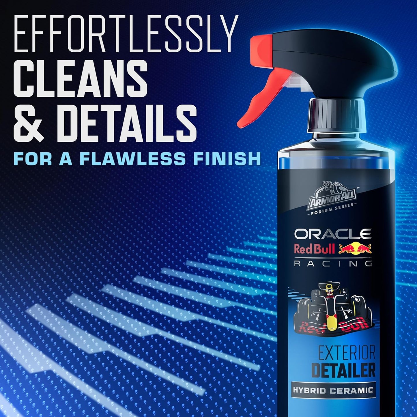 Armor All Podium Series Hybrid Ceramic Exterior Detailer Spray, 16 fl oz, Hydrophobic Car Detailing Spray Developed in Collaboration With Oracle Red Bull Racing