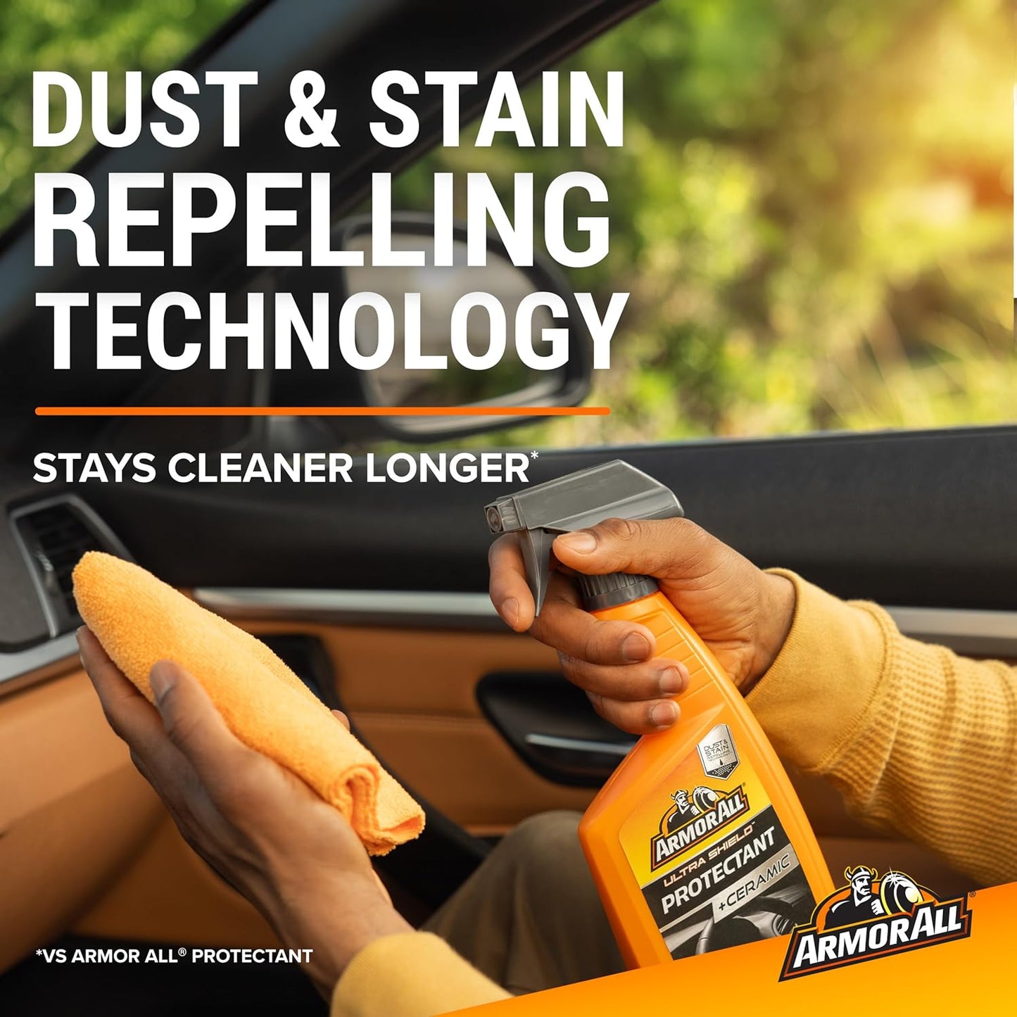 Armor All Extreme Shield Protectant Spray , Interior Car Cleaner with UV Protection Against Cracking and Fading, 16 Fl Oz