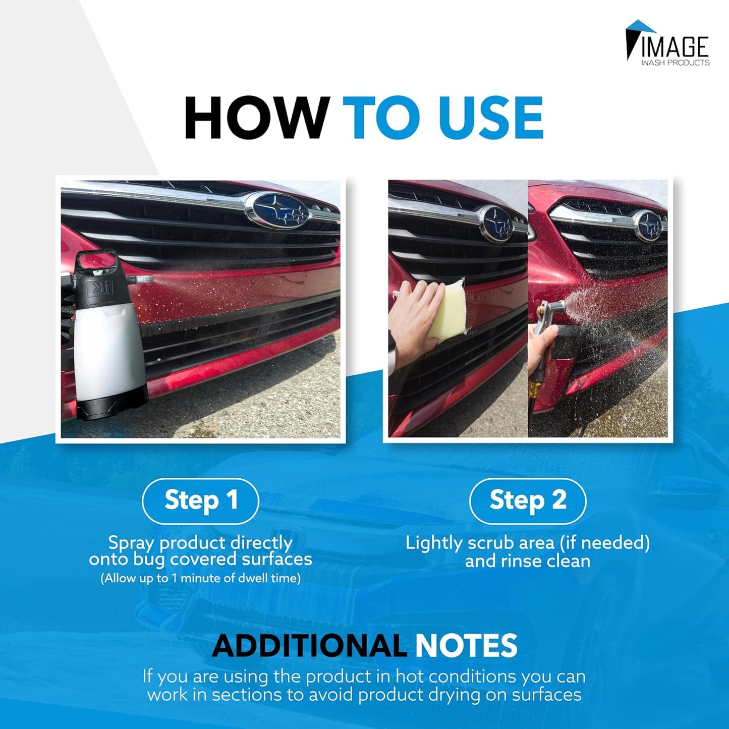 Image Wash Products Bug Remover – (5 Gallon) Best Bug Remover for Cars/Truck Exterior | Bug Cleaner for Vehicles, Car Bug Remover Spray, Bug Off Car Cleaner, Bug Wash for Cars