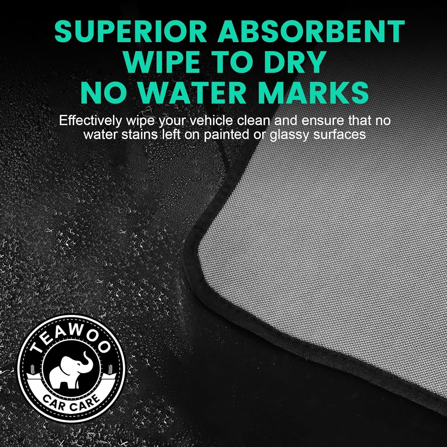 16-Pack Bulk Microfiber Towels for Cars, Super Absorbent Car Drying Towel, Extra Large Car Towel (600GSM, 24" x 35")